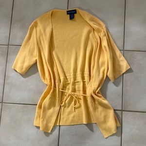 Splendor M Beautiful Light Sweater Cotton Made in Canada Beautiful Accents NWOT